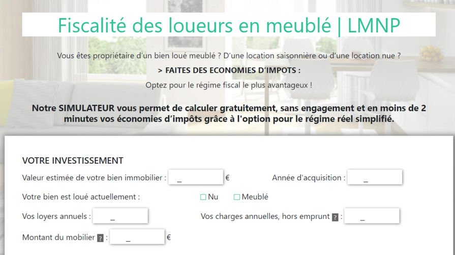Promotion simulateur LMNP | Essens Consulting